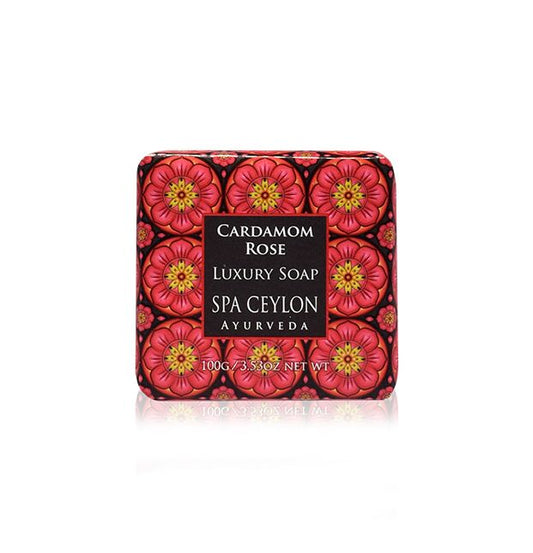 Cardamom Rose - Luxury Soap 100g - Spa Ceylon UK