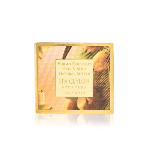 Virgin Coconut - Hair & Body Natural Butter 100g - Spa Ceylon UK