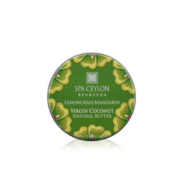 Lemongrass Mandarin - Virgin Coconut Natural Butter 25g - Spa Ceylon UK