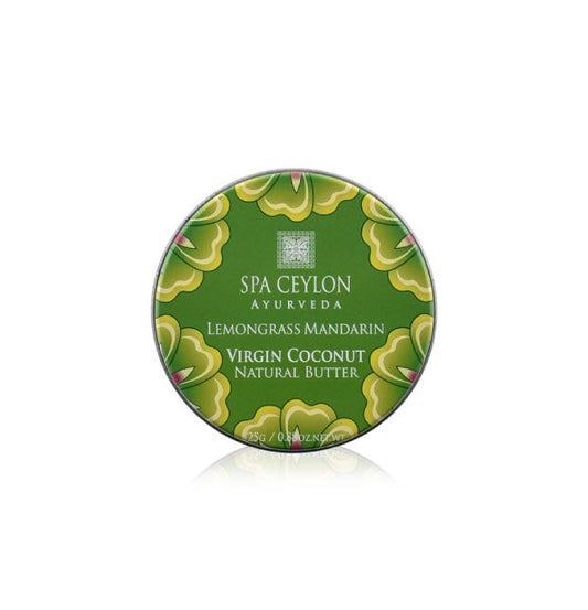 Lemongrass Mandarin - Virgin Coconut Natural Butter 25g - Spa Ceylon UK