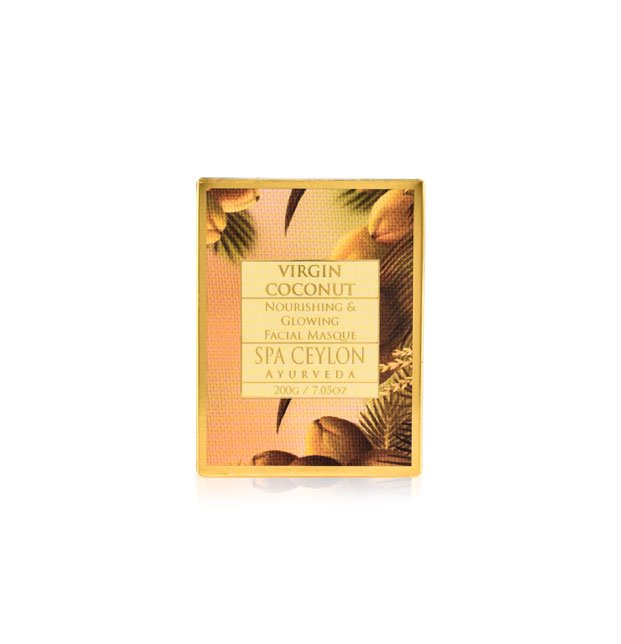 Virgin Coconut - Nourishing & Glowing Facial Masque 200g - Spa Ceylon UK