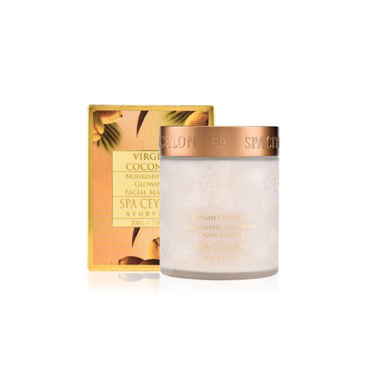 Virgin Coconut - Nourishing & Glowing Facial Masque 200g - Spa Ceylon UK