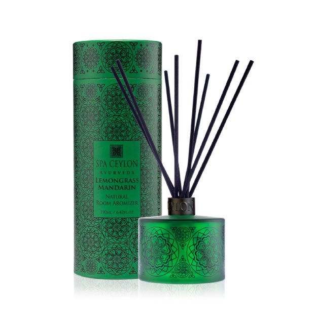 Lemongrass Mandarin - Natural Room Aromizer 190ml - Spa Ceylon UK