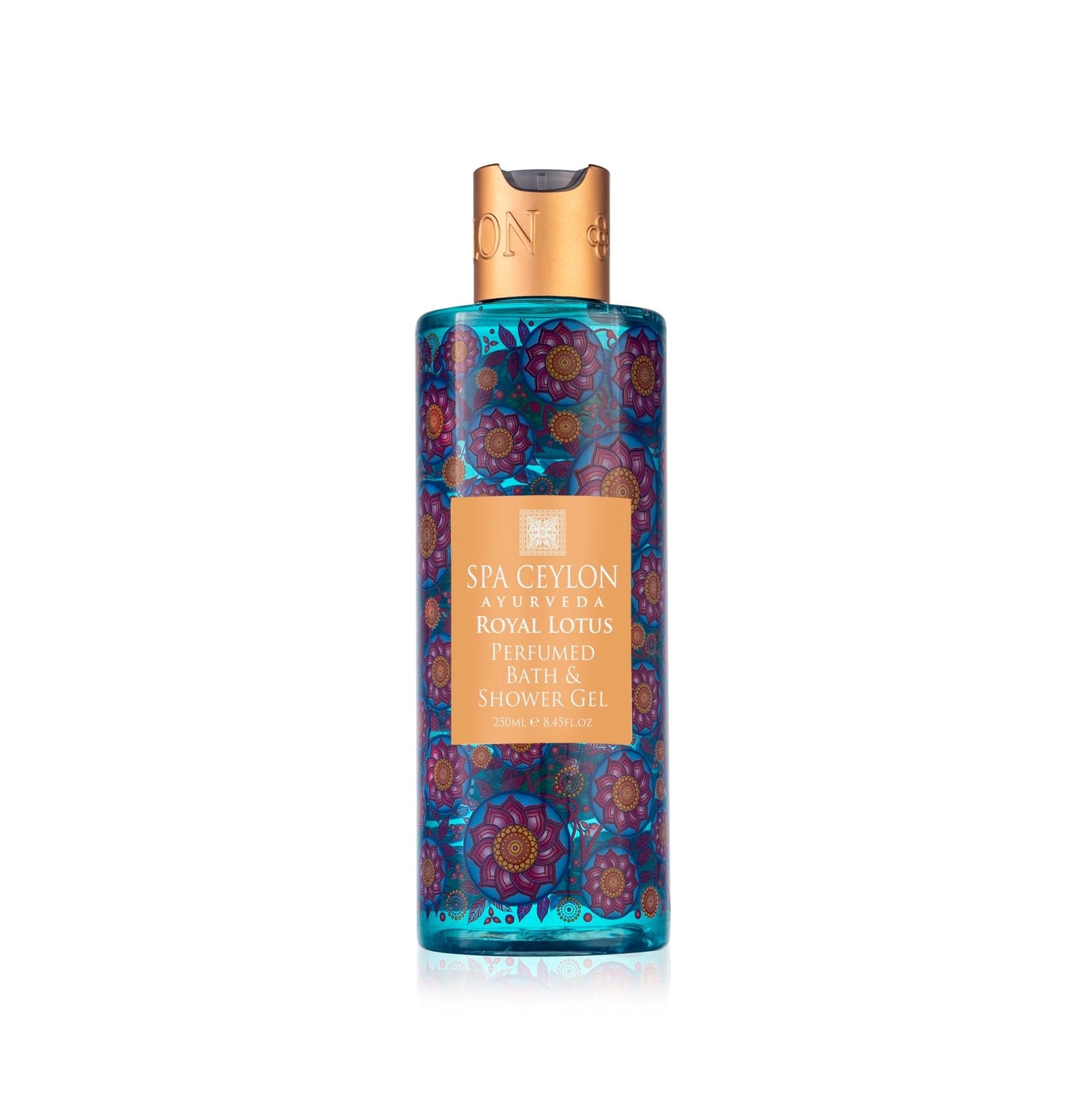 Royal Lotus - Perfumed Bath & Shower Gel 250ml - Spa Ceylon UK