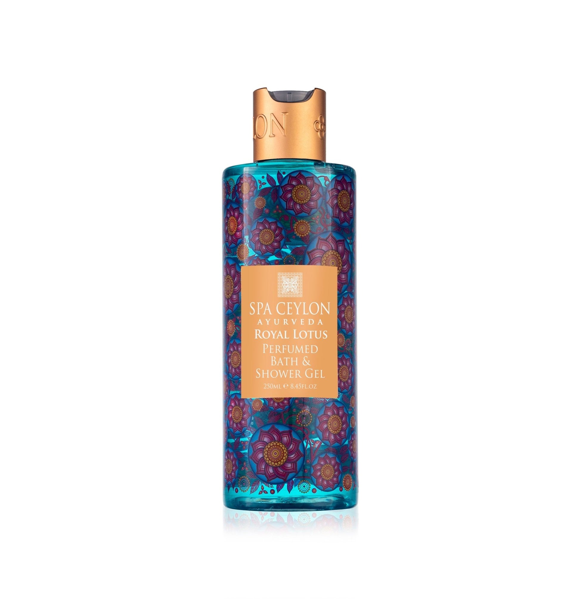 Royal Lotus - Perfumed Bath & Shower Gel 250ml - Spa Ceylon UK