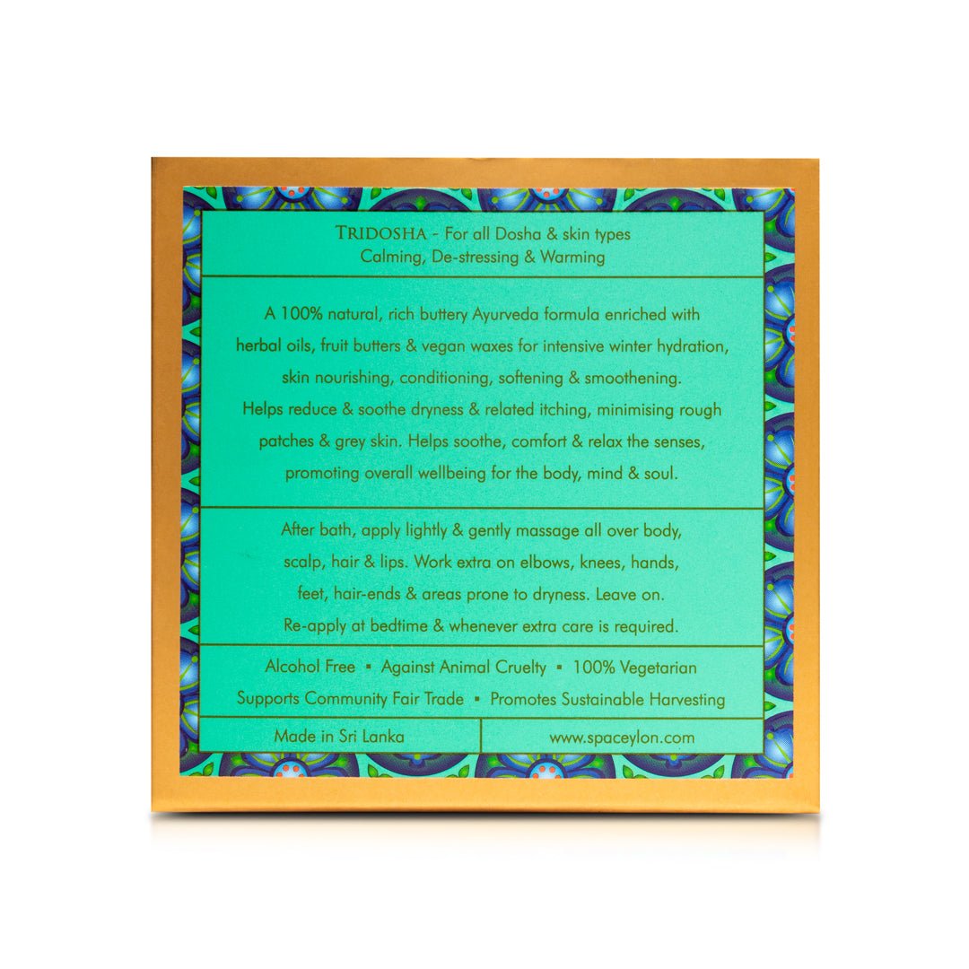 Frankincense Kaffir Lime - Winter Wellness Head to Toe Hydrating Balm 100g - Spa Ceylon UK