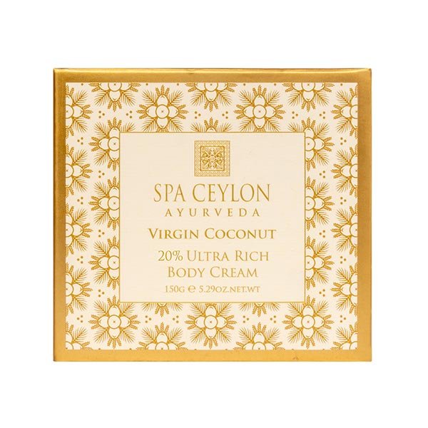 Virgin Coconut 20% - Rich Body Cream 150g - Spa Ceylon UK