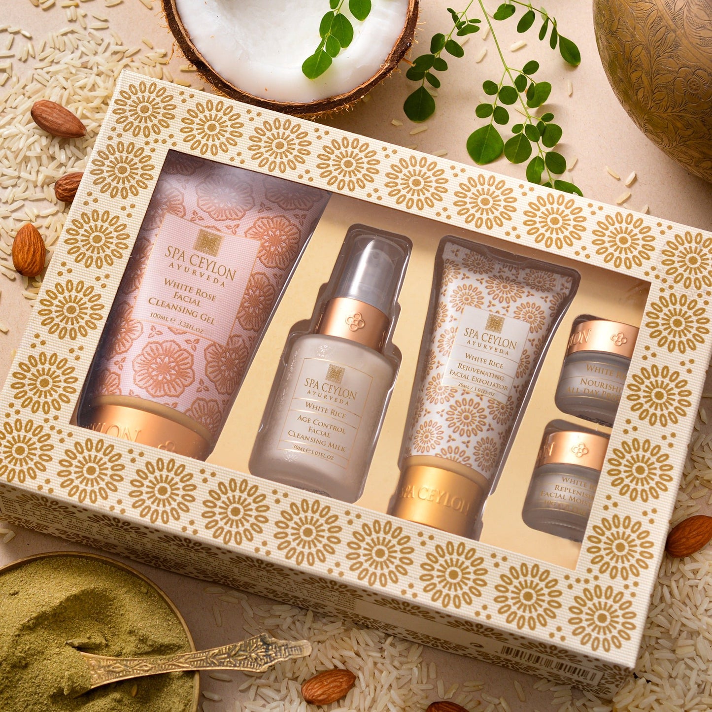 White Rice Skin Care Essentials Set - Spa Ceylon UK