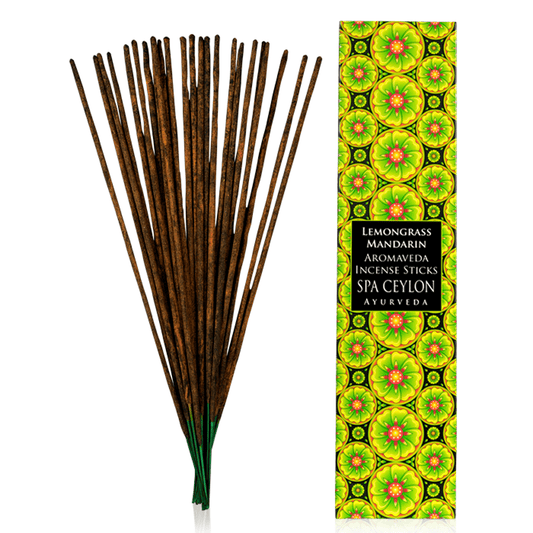 Lemongrass Mandarin - Aromaveda Incense Stick - Spa Ceylon UK