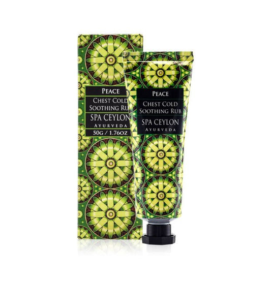 Peace - Chest Cold Soothing Rub 50g - Spa Ceylon UK
