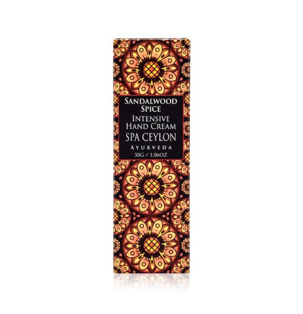 Sandalwood Spice - Intensive Hand Cream 30g - Spa Ceylon UK