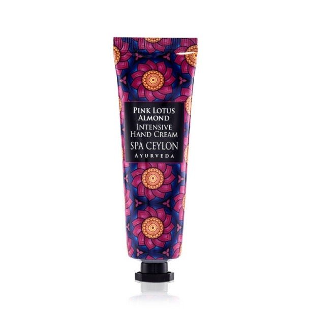 Pink Lotus Almond - Intensive Hand Cream 30g - Spa Ceylon UK