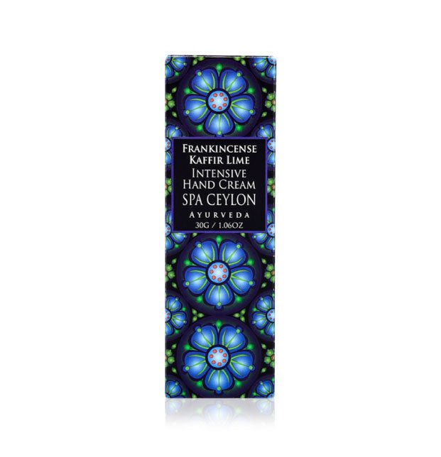 Frankincense Kay Lime - Intensive Hand Cream 30g - Spa Ceylon UK