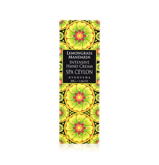 Lemongrass Mandarin - Intensive Hand Cream 30g - Spa Ceylon UK