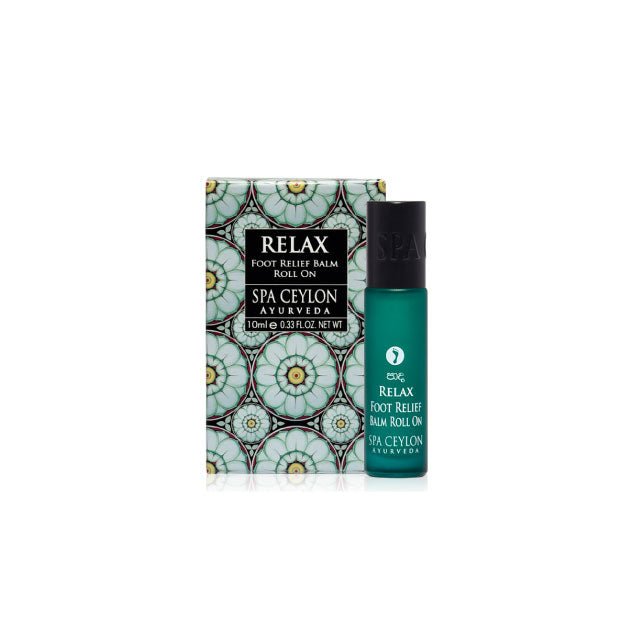 Relax Foot Relief Balm Roll On 10ml - Spa Ceylon UK
