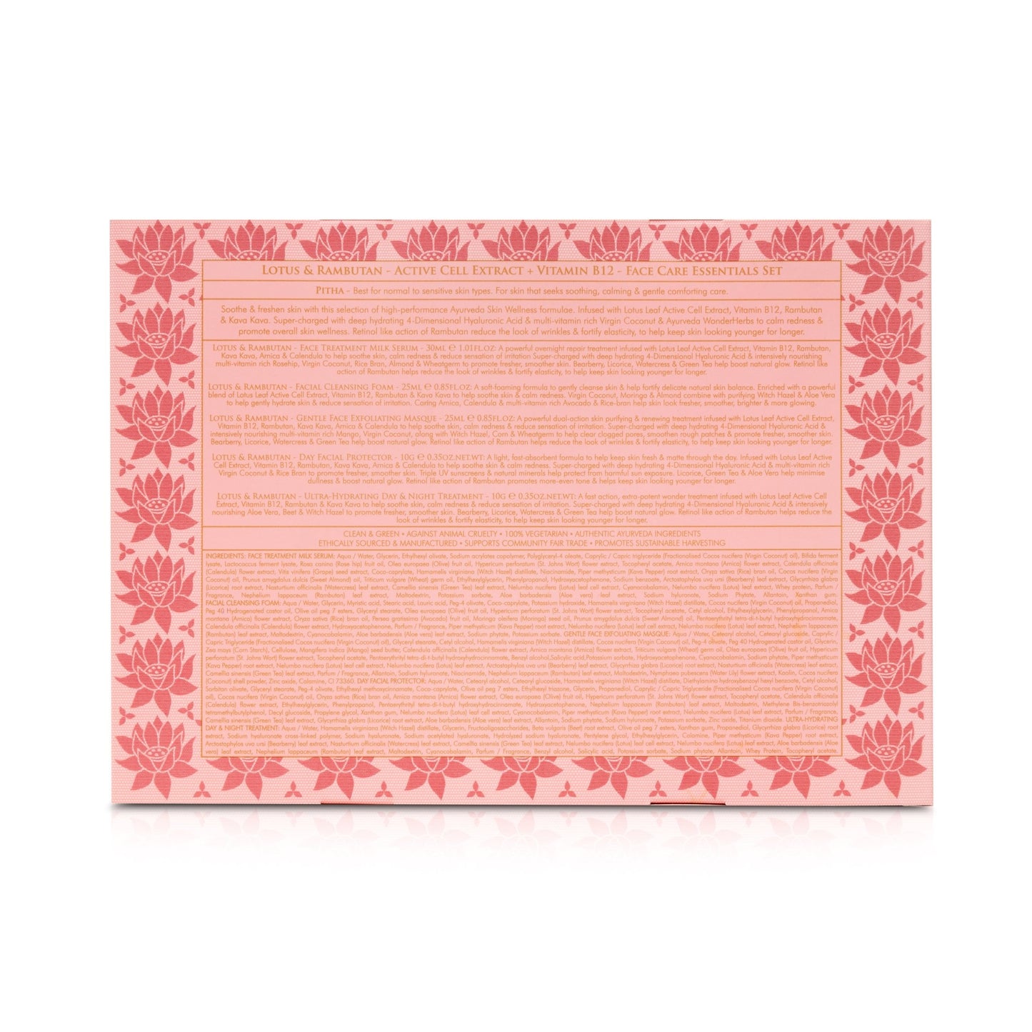 Lotus & Rambutan - Face Care Essentials Set - Spa Ceylon UK
