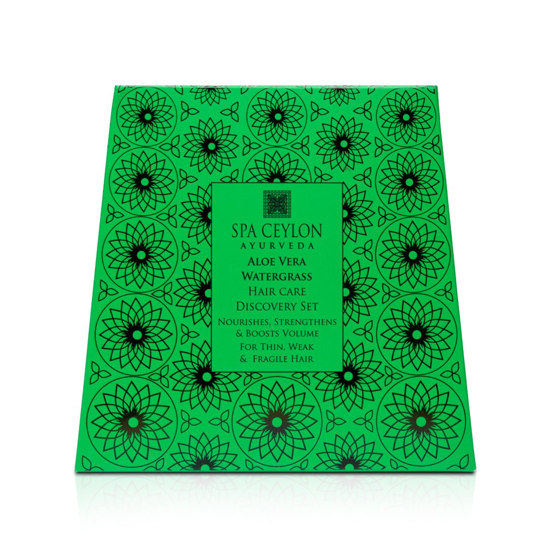 Aloe Vera Watergrass - Hair Care Discovery Set - Spa Ceylon UK
