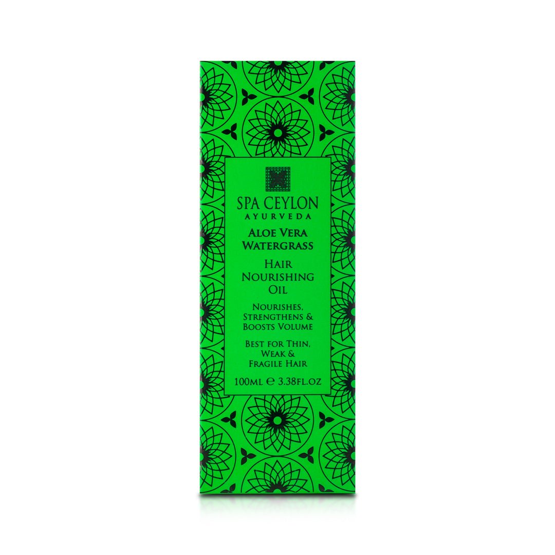 Aloe Vera Watergrass - Hair Nourishing Oil 100ml - Spa Ceylon UK