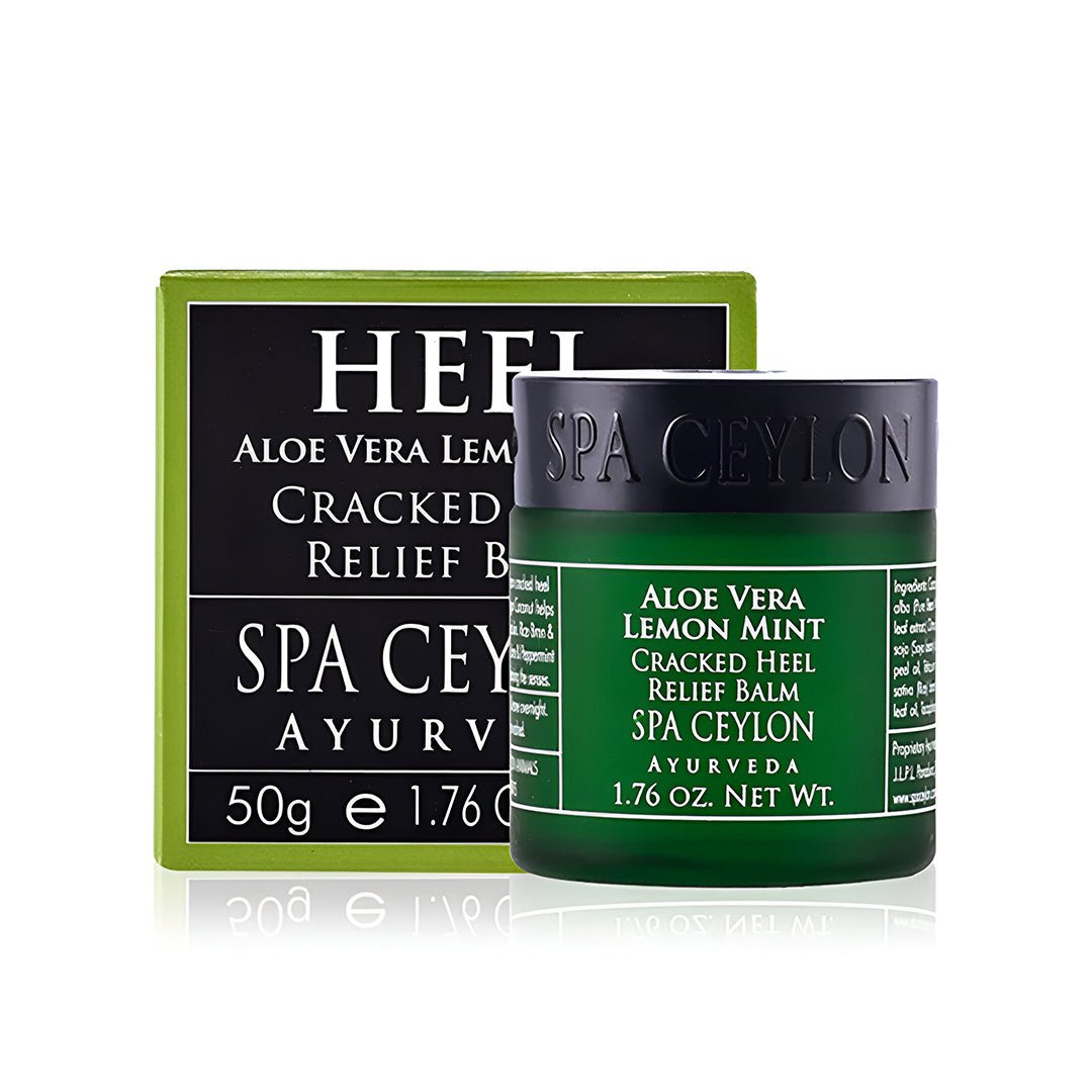 Aloe Vera Lemon Mint - Cracked Heel Relief Balm 50g - Spa Ceylon UK