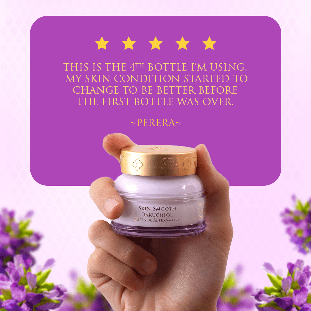 Skin Smooth Bakuchiol - Retinol Alternative Age Refining Nourishing Facial Cream 50g - Spa Ceylon UK