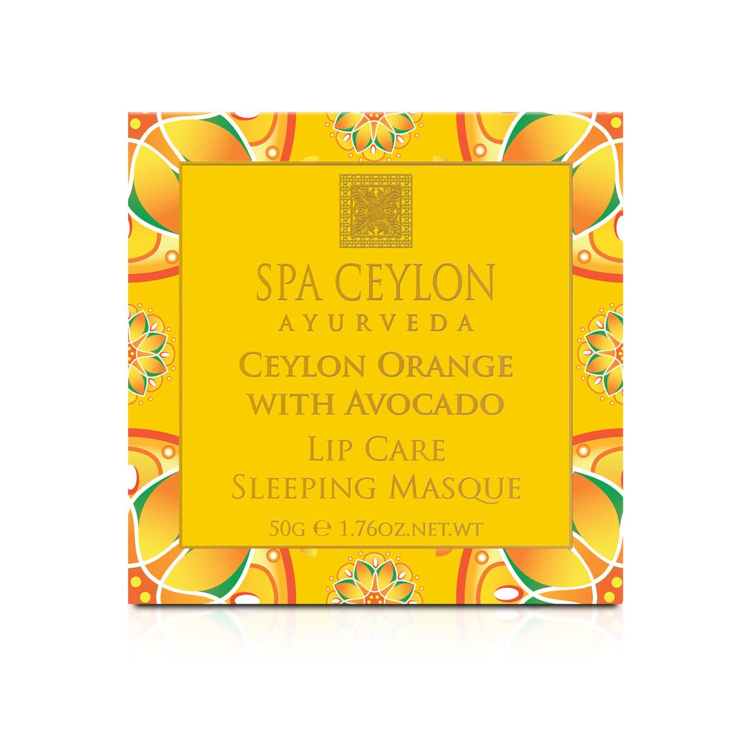 Ceylon Orange with Avocado - Lip Care Sleeping Masque - 50g - Spa Ceylon UK
