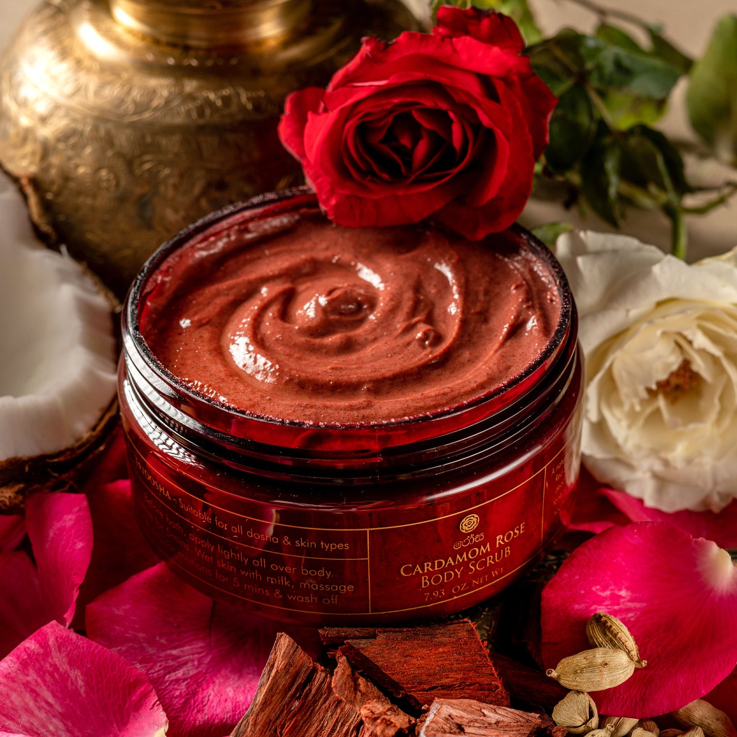 Cardamom Rose - Body Scrub 225g