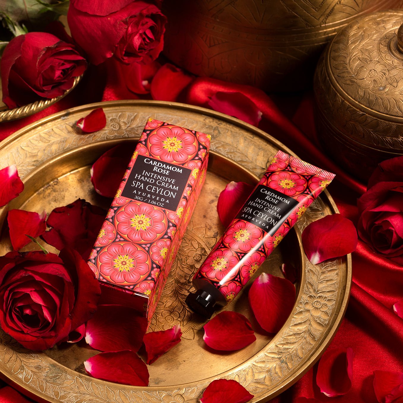 Cardamom Rose - Intensive Hand Cream 30g - Spa Ceylon UK