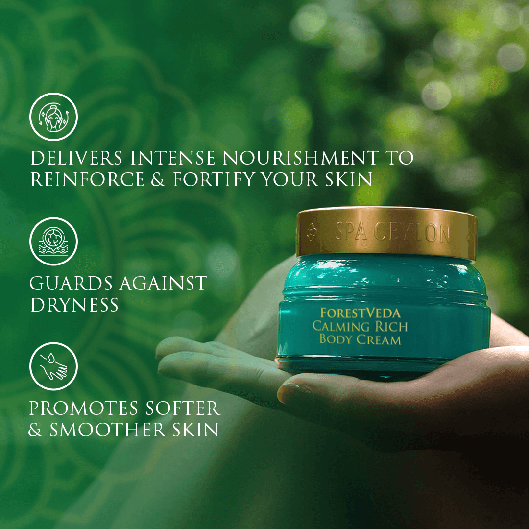 ForestVeda - Calming Rich Body Cream - 150g - Spa Ceylon UK