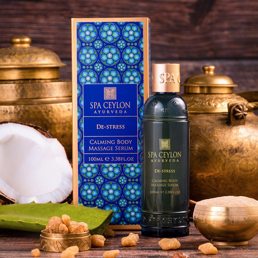 De - Stress - Calming Body Massage Serum 100ml - Spa Ceylon UK