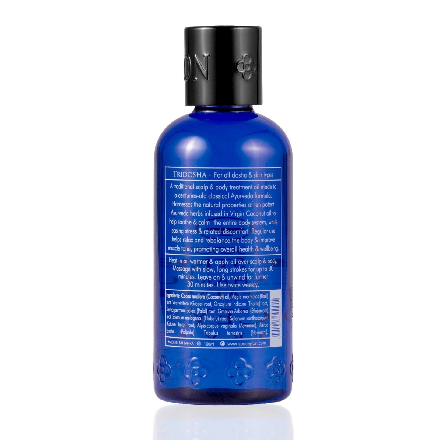 De - Stress - Dashamula Body Treatment Oil 100ml - Spa Ceylon UK