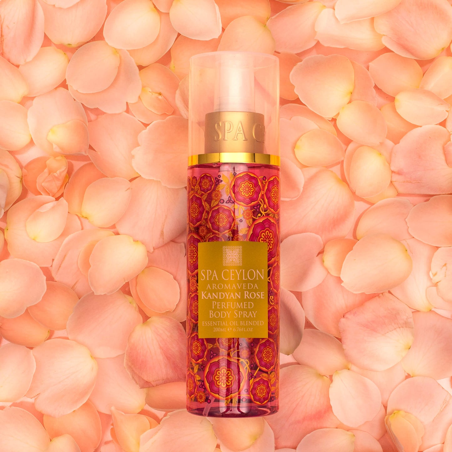 Kandyan Rose - Body Spray 200ml - Spa Ceylon UK