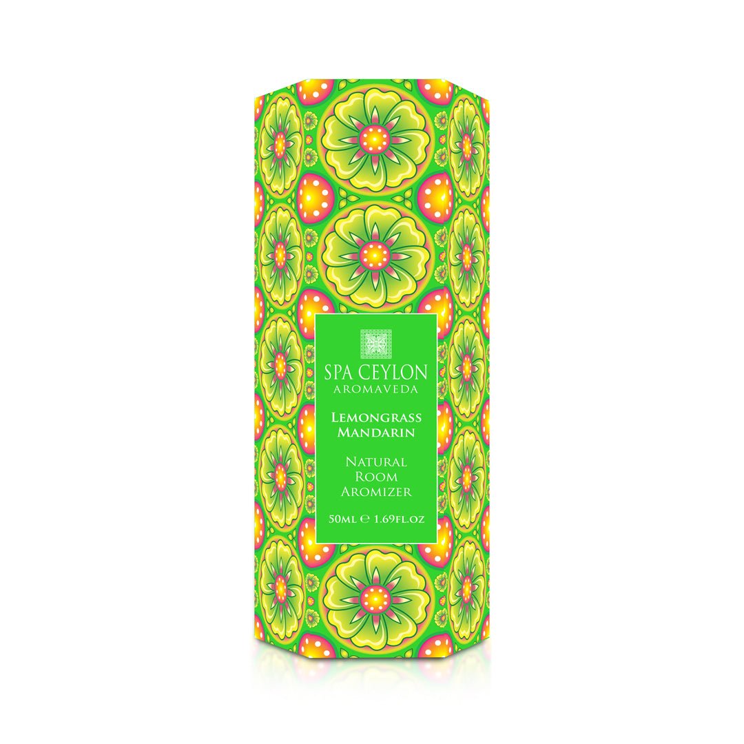 Lemongrass Mandarin - Natural Twigs Room Aromizer 50ml - Spa Ceylon UK