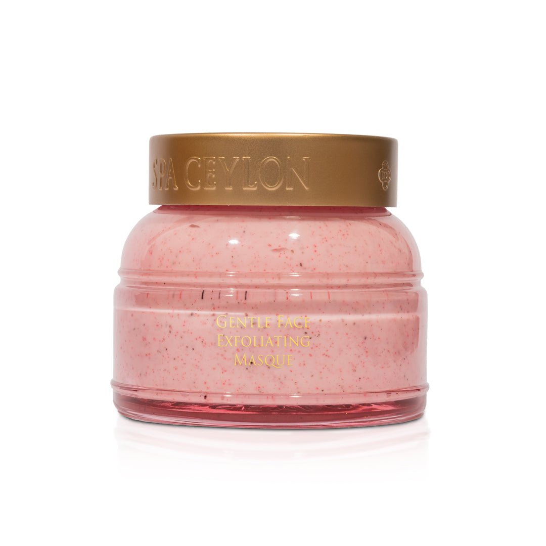 Lotus & Rambutan - Active Cell Extract + Vitamin B Plus Gentle Face Exfoliating Masque - 100g - Spa Ceylon UK