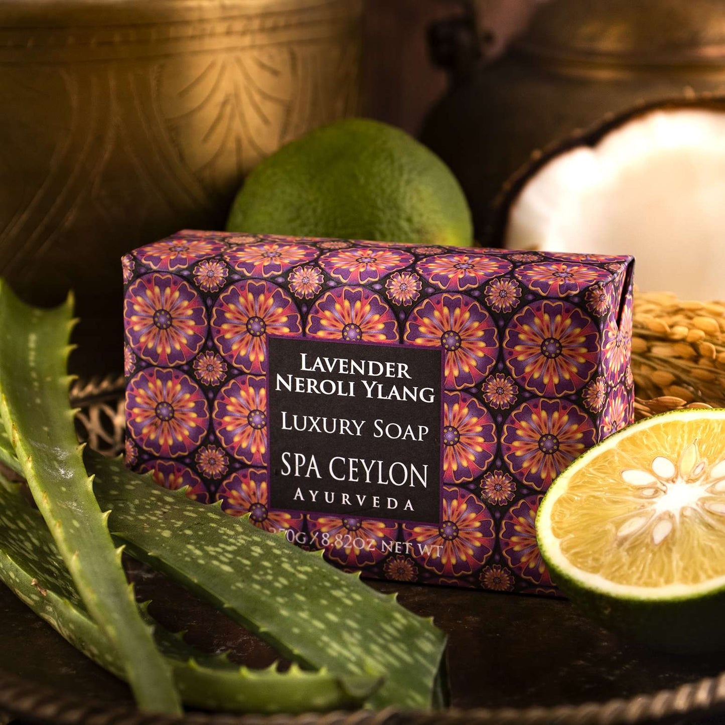 Lavender Neroli Ylang Luxury Soap 250g - Spa Ceylon UK