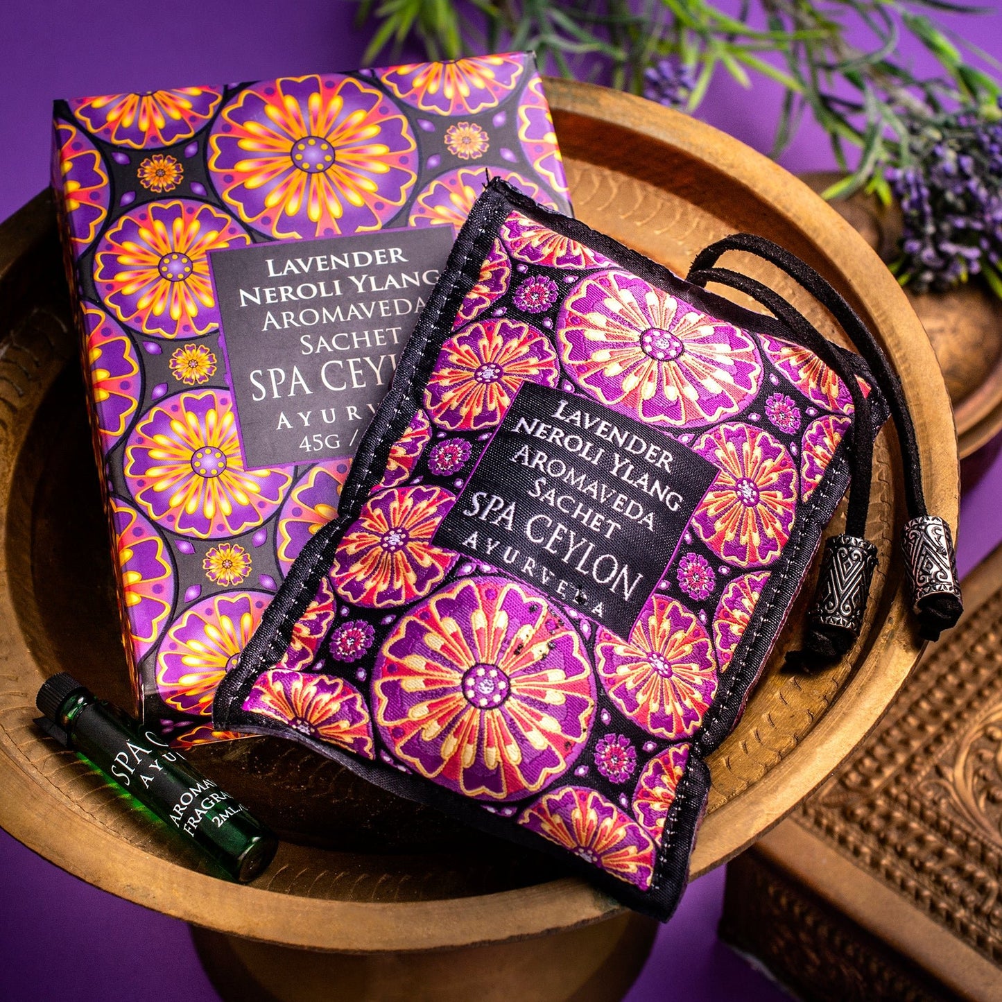 Lavender Neroli Ylang - Aromaveda Sachet - Spa Ceylon UK
