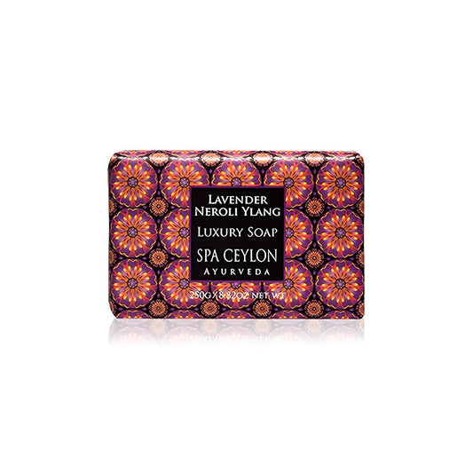 Lavender Neroli Ylang Luxury Soap 250g - Spa Ceylon UK