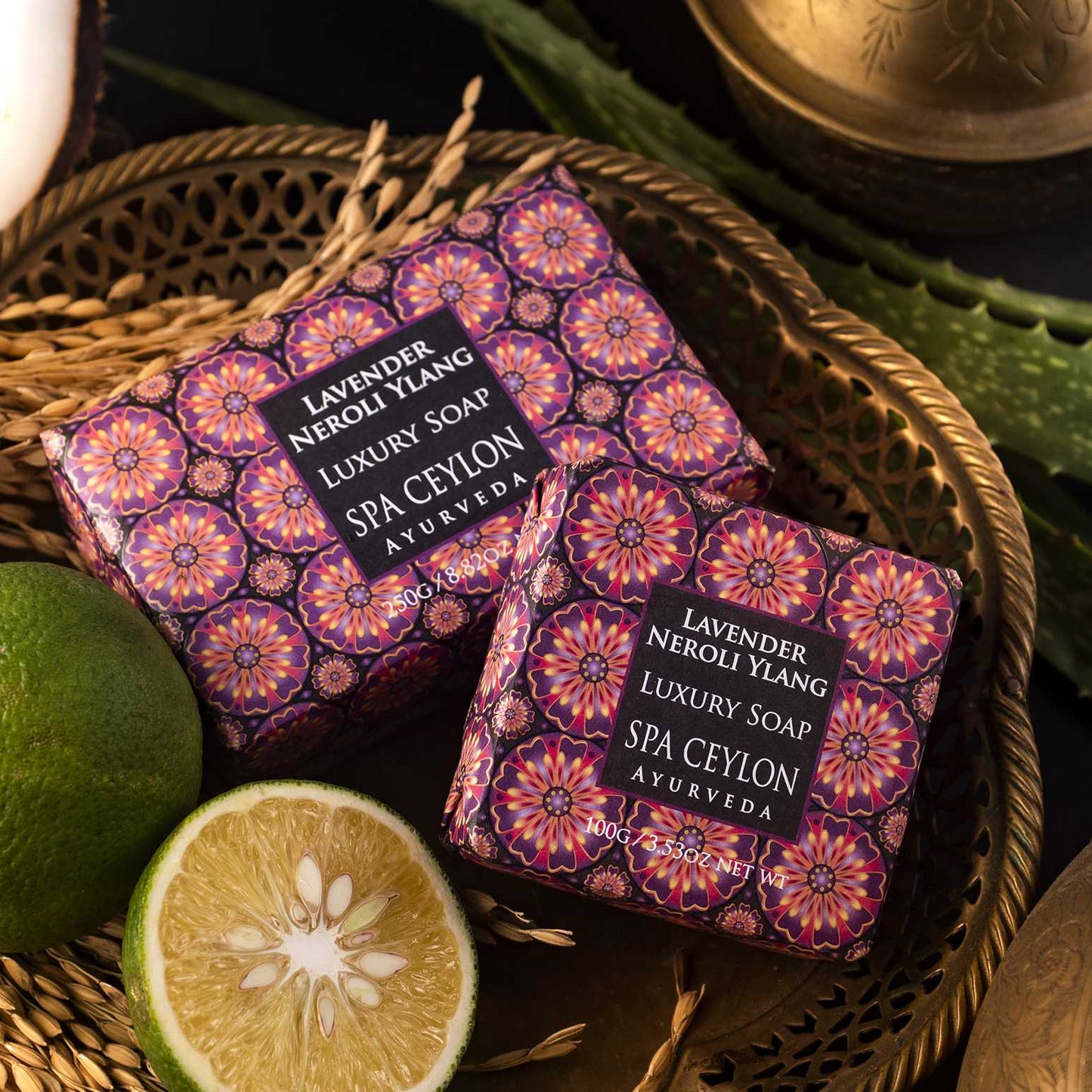Lavender Neroli Ylang Luxury Soap 250g - Spa Ceylon UK