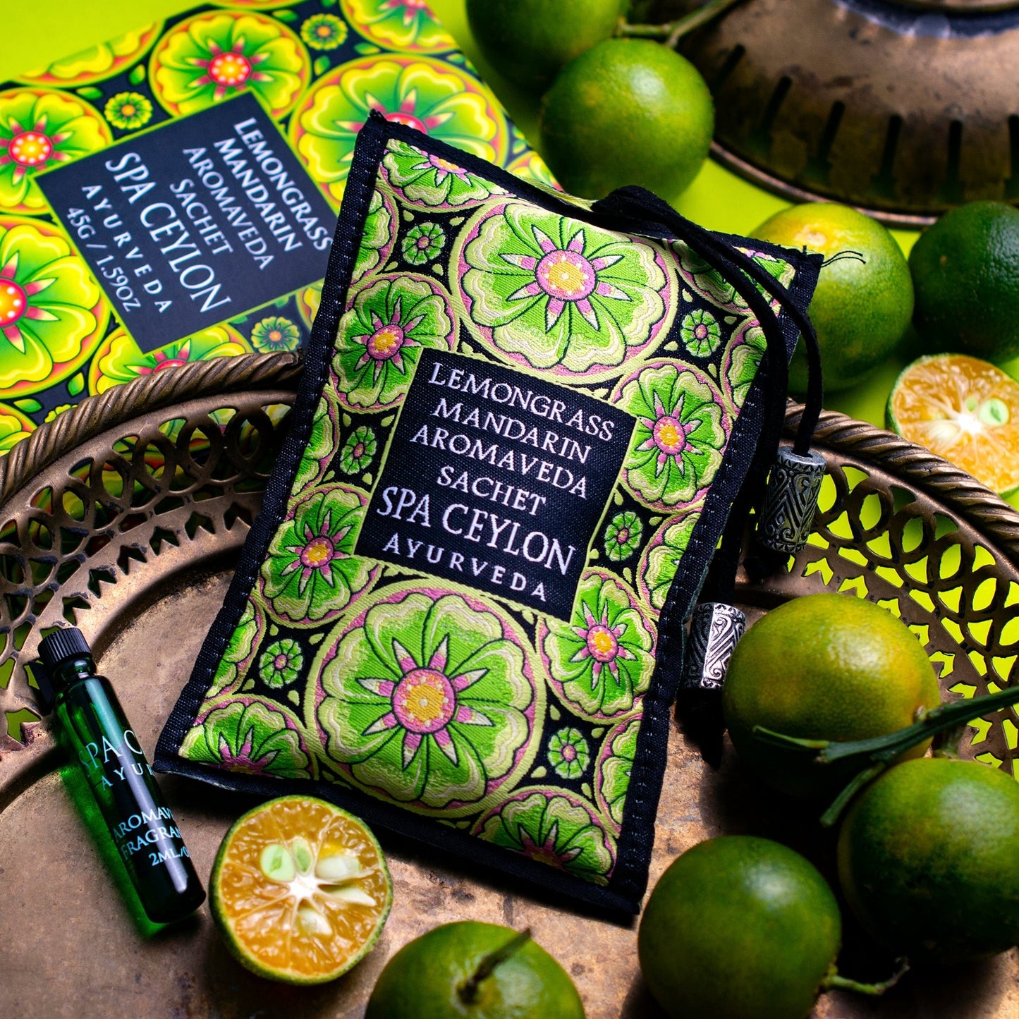 Lemongrass Mandarin - Aromaveda Sachet - Spa Ceylon UK