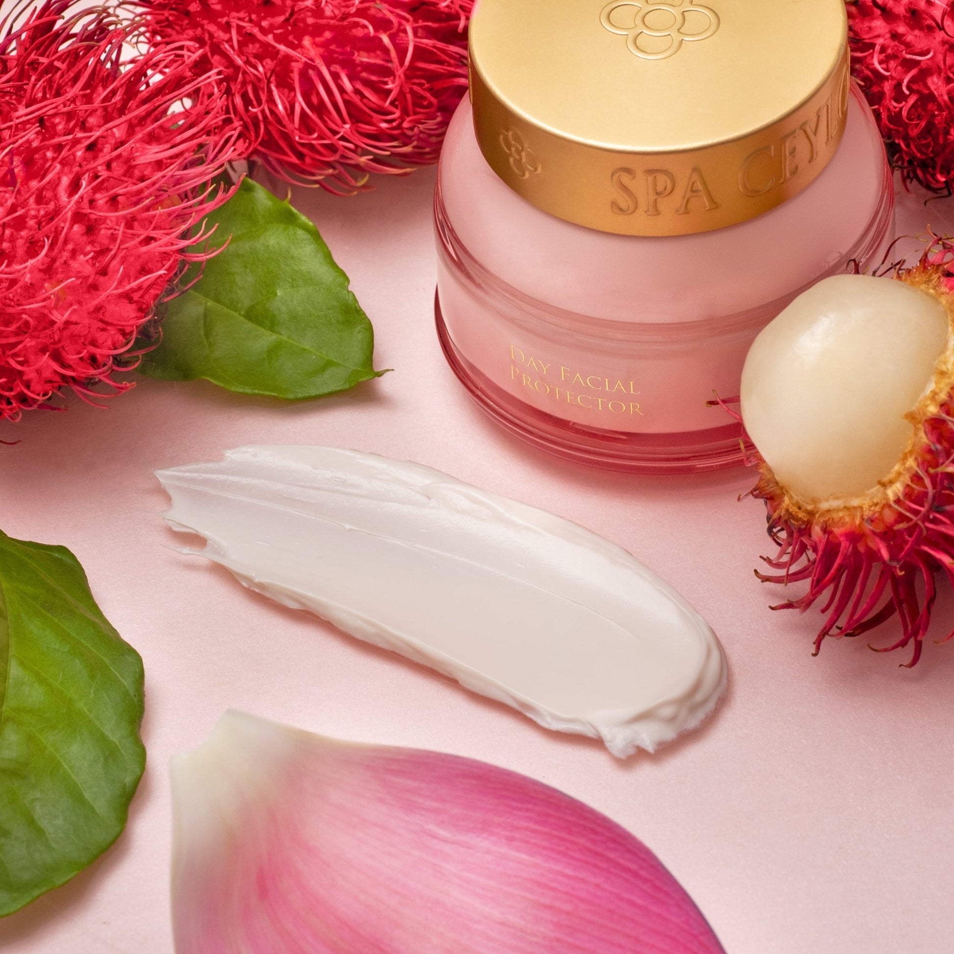 Lotus & Rambutan - Active Cell Extract Vitamin B12 Day Facial Protector - 50g - Spa Ceylon UK