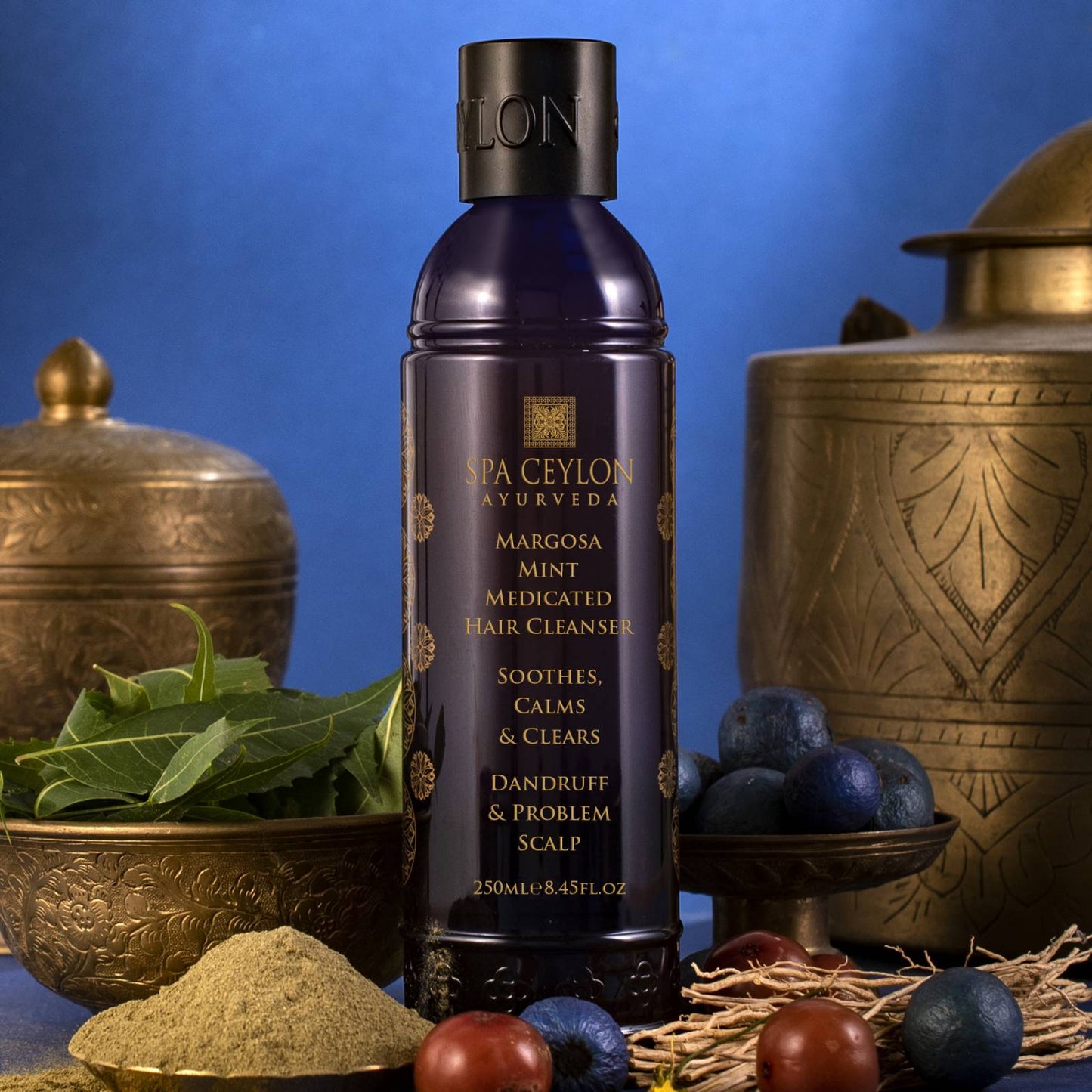 Margosa Mint - Medicated Hair Cleanser - 250ml - Spa Ceylon UK