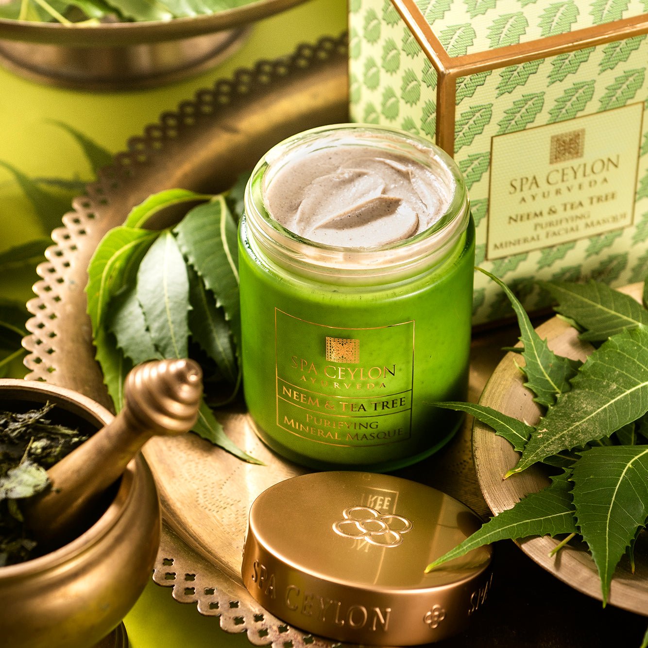 Neem & Tea Tree - Purifying Mineral Masque 200g - Spa Ceylon UK