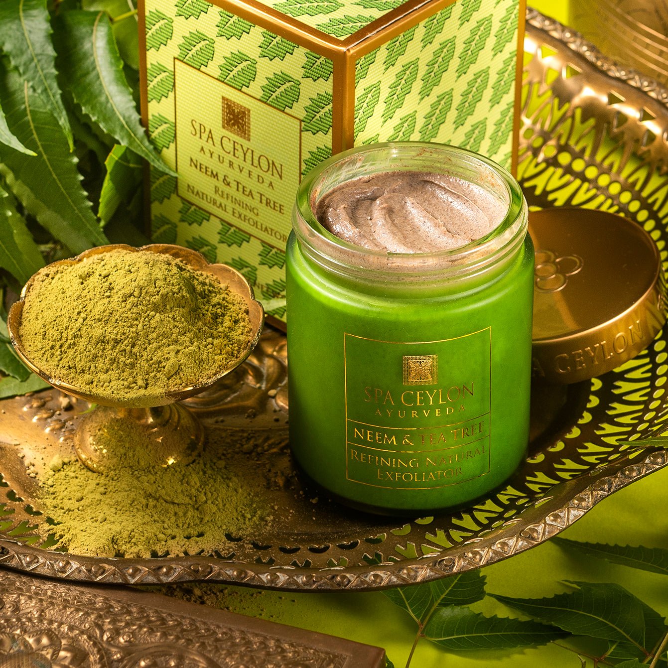 Neem & Tea Tree - Refining Natural Exfoliator 200g - Spa Ceylon UK