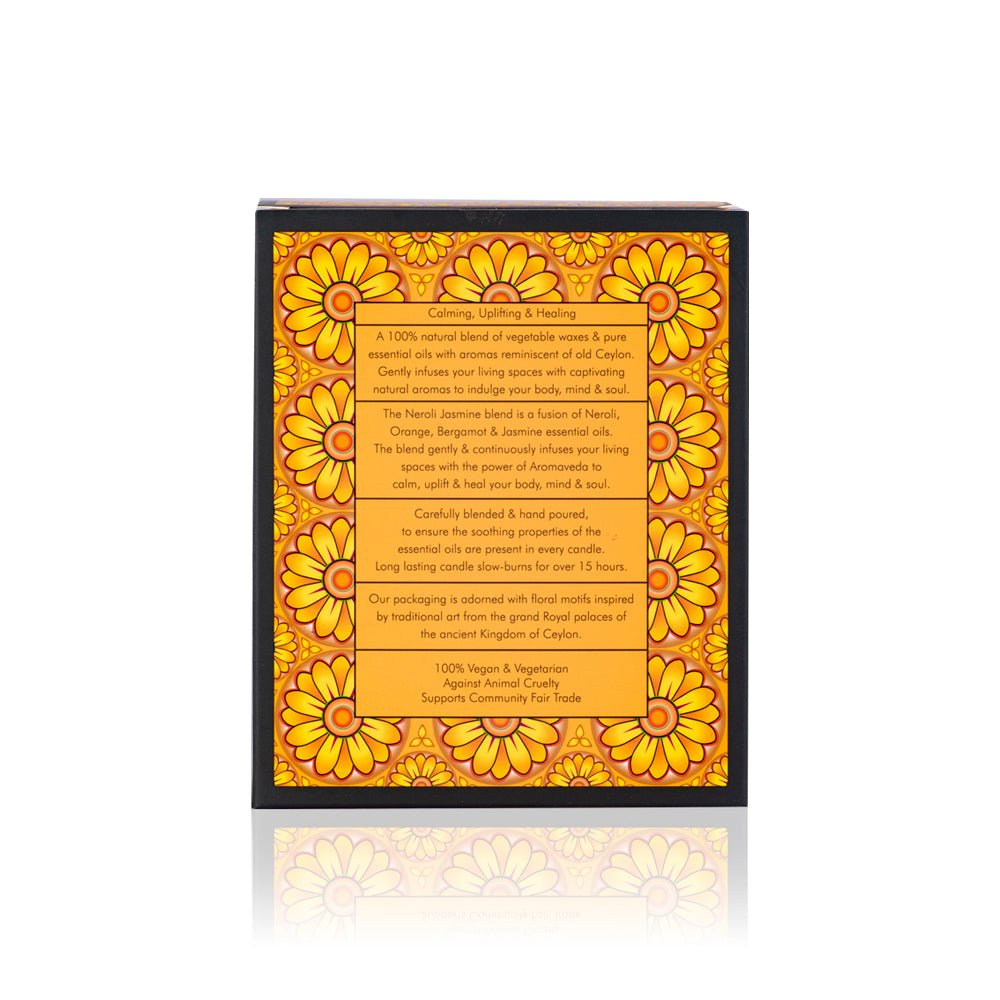 Neroli Jasmine - Natural Candle - 200g - Spa Ceylon UK