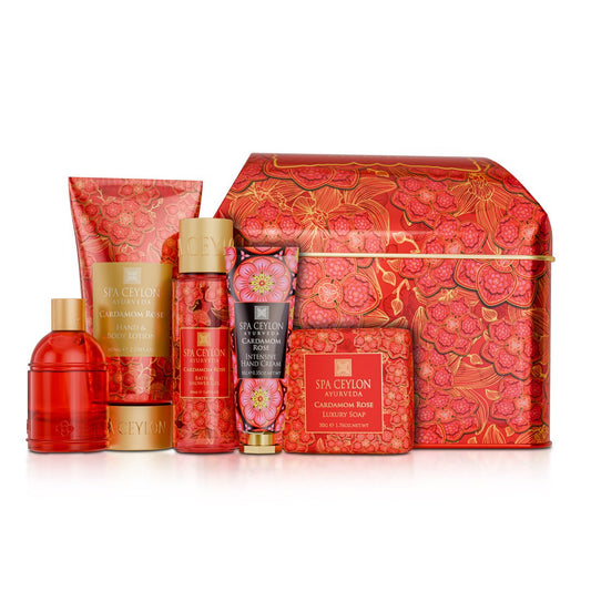 Orchid Paradise - Cardamom Rose Pampering Set - Spa Ceylon UK