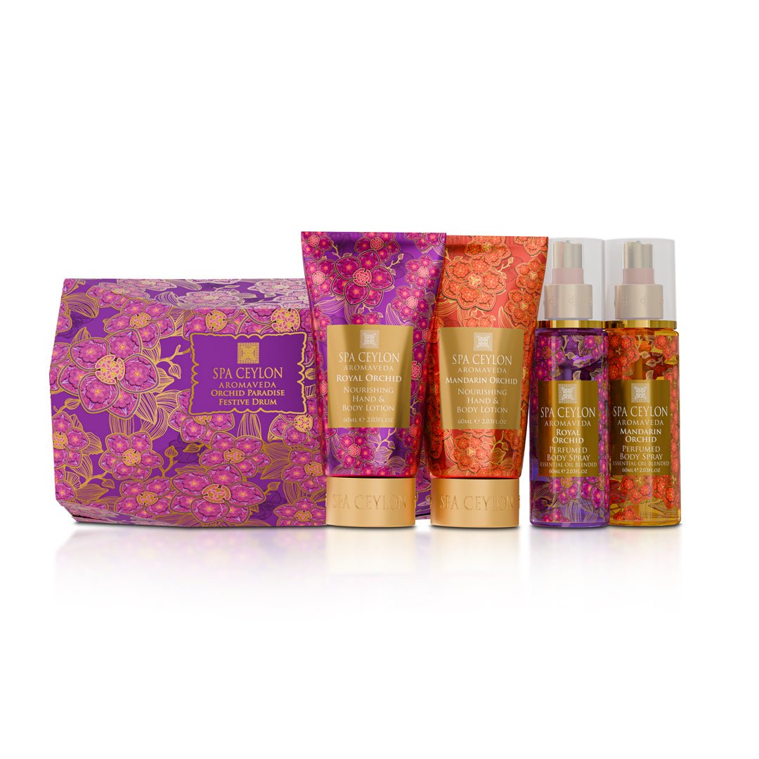 Orchid Paradise Festive Drum - Spa Ceylon UK