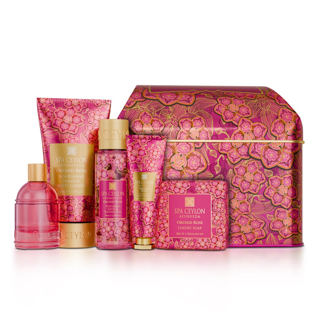 Orchid Paradise - Orchid Rose Pampering Set - Spa Ceylon UK