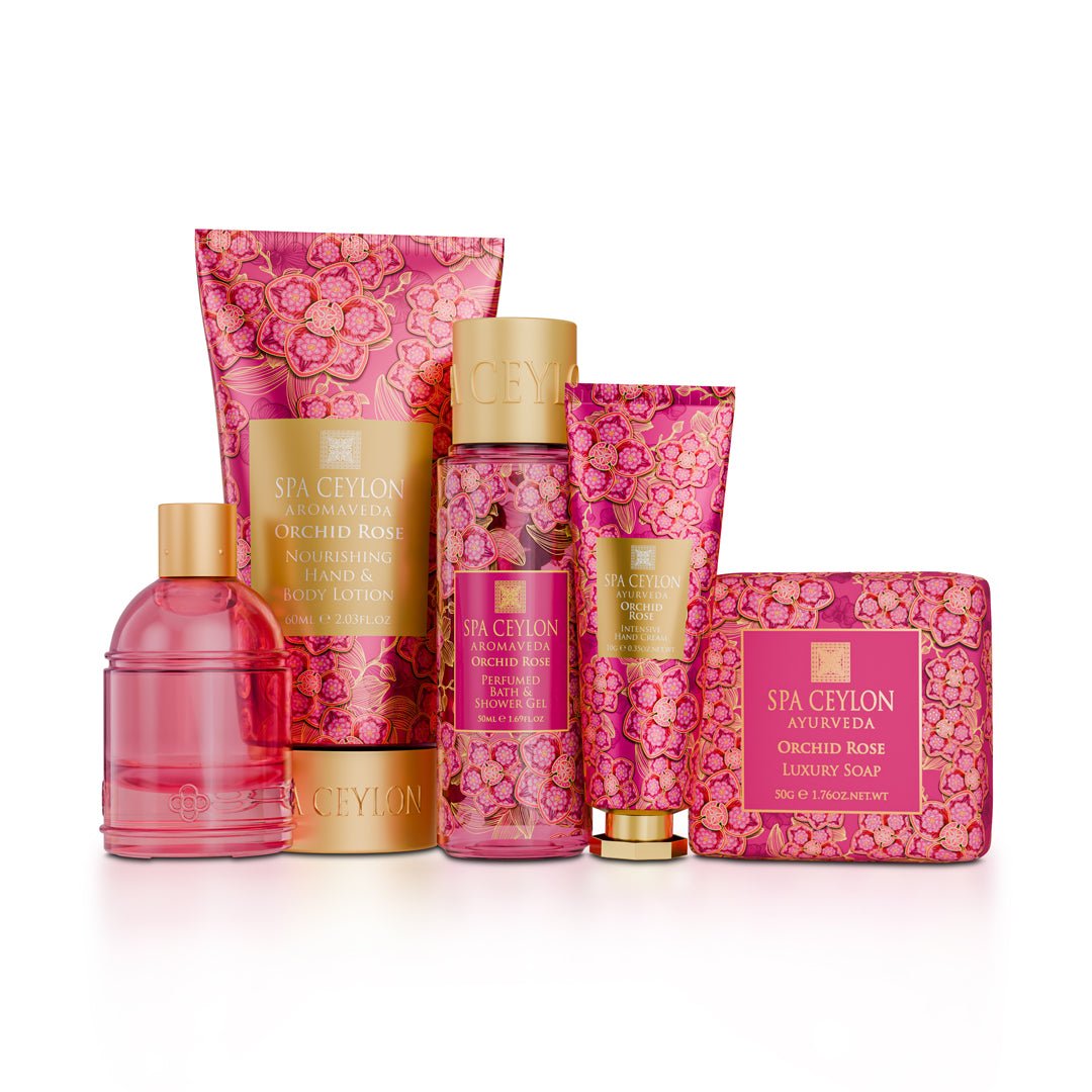 Orchid Paradise - Orchid Rose Pampering Set - Spa Ceylon UK