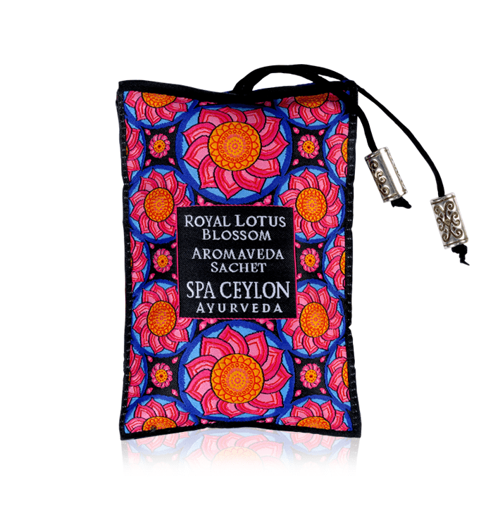Pink Lotus Almond - Aromaveda Sachet - Spa Ceylon UK