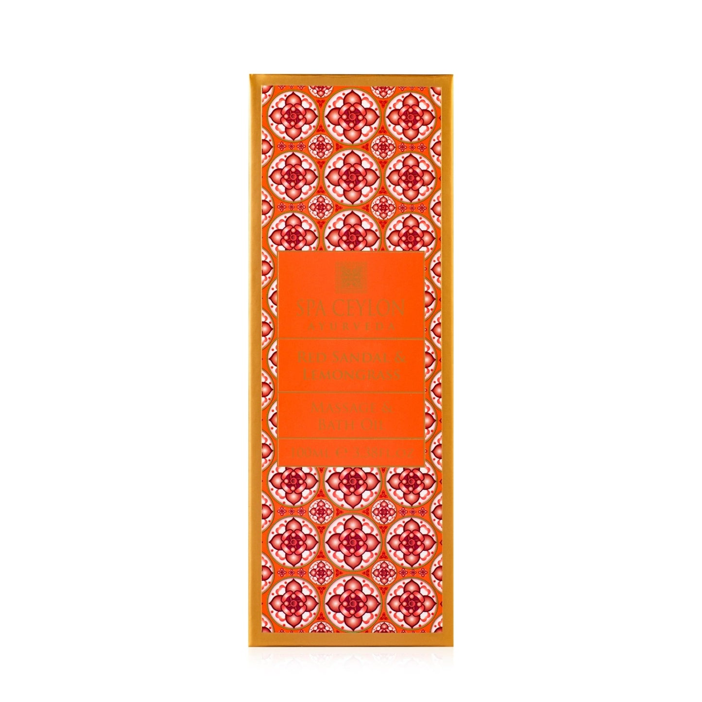 Red Sandal & Lemongrass - Massage & Bath Oil 100ml - Spa Ceylon UK