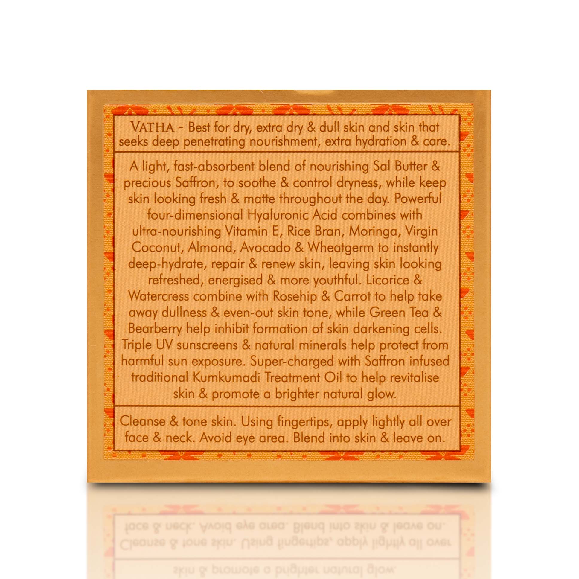Sal & Saffron - Vitamin E Rich - Glow Activating Day Facial Protector 50g - Spa Ceylon UK